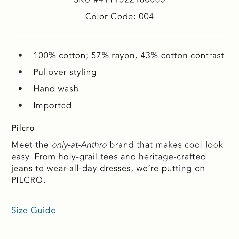Pilcro Cropped Babydoll Top - Picture 5 of 8